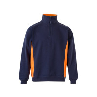 Navy blue, Orange